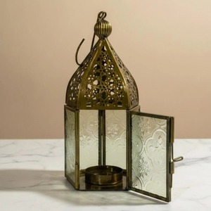 Lampe murale carrée en métal faite à la main, motif floral complexe, luminaire d'intérieur écologique, porte-bougies en métal noir pour la décoration - Product Image 4