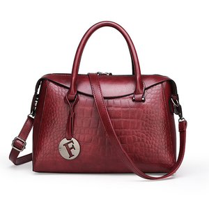 Nouveautés, vente en gros, sacs Boston en cuir PU à motif crocodile multicolores, sacs à main de luxe personnalisés pour femmes - Product Image 5