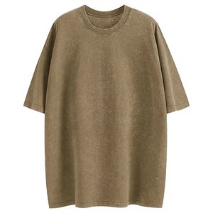 T-shirt délavé à l'acide OEM ODM, design personnalisé, coupe oversize, coton, streetwear, vintage, pour hommes et femmes - Product Image 6