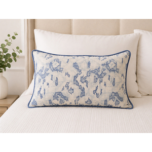 Luxury Embroidered 100% Linen Cushion <b>Cover</b> | Solid Decorative <b>Throw</b> Pillow <b>Cover</b> for <b>Sofa</b>, Living Room & Bedroom - Product Image 5