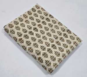 Tissu en coton imprimé au bloc Sanaganeri, tissu imprimé à la main de Jaipur, tissu indien pour robes, fournisseur de tissus en coton en gros - Product Image 2