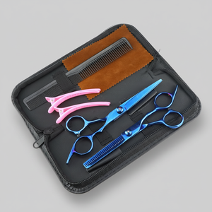 OEM Stainless Steel Multicolor Beauty Hairdressing <b>Shear</b> <b>Tool</b> for Men's Barber and Thinning Hair Scissors Kit - Product Image 2