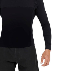 <b>Men</b> Polyester UPF50+ Rash Guard Sleeveless Turtleneck <b>Compression</b> <b>Shirt</b> 120g Black - Product Image 5