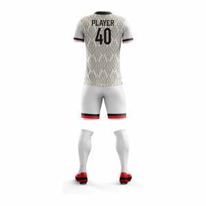 Uniformes de Fútbol Personalizados con Camisetas y Pantalones Cortos 100% Poliéster, Manga Corta, Uniformes de Entrenamiento OEM ODM con Logotipo Personalizado, Ligeros y Transpirables - Product Image 6