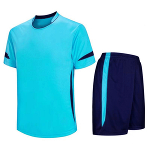 Shorts de sport bleus pour hommes avec panneau latéral orange, taille élastique, évacuation de l'humidité, vêtements de sport d'été, coupe classique - Product Image 4