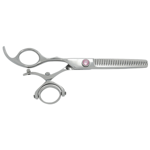 Ciseaux de coiffure en cobalt à 30 dents, double articulation, en acier inoxydable, pour la coupe des cheveux, pour salon de coiffure et usage domestique, manuel - Product Image 3