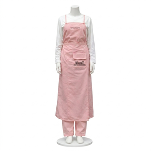 Ensemble de salopette et tablier de toilettage pour chiens et chats en nylon résistant à l'eau, portable, avec bretelles réglables, pour toilettage professionnel, grande taille - Product Image 1