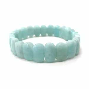 Natural Stone Lovers Pattern Christian Style Women's Fashion Beaded <b>Stretch</b> <b>Bracelet</b> & Bangle Gift - Product Image 2