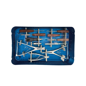 Stainless Steel Manual Basic Orthopedics Implant Locking Ankle Plate Instrument Set for Foot and Ankle Surgery by <b>Blush</b> Surgical - Product Image 5