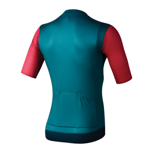 Maillot de cyclisme de haute qualité, respirant, en polyester, avec logo personnalisé par sublimation pour les cyclistes professionnels - Product Image 2