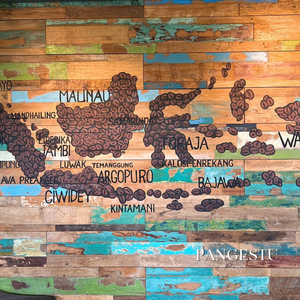 Natural Reclaimed Teak Wood Geometric <b>Mosaic</b> Wall Panel Solid Modern Sound-Absorbing Decorative Cladding Rustic Villa Household - Product Image 1