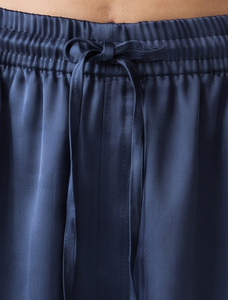 <b>Women</b> Satin <b>Short</b> Casual 100% Silk Baggy Street Wear <b>Short</b> Loose Fit Oversize Light Weight Smooth Comfortable Home Wear - Product Image 4