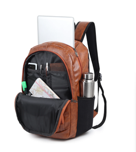 Sac de poitrine bandoulière léger et durable en cuir véritable pour homme, antivol, avec fermeture éclair, idéal pour les voyages et les activités de plein air - Product Image 2