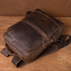 Mochila de cuero impermeable y antiarrugas para portátil, para mujer, precio al por mayor, elegante y de alta demanda. - Product Image 3