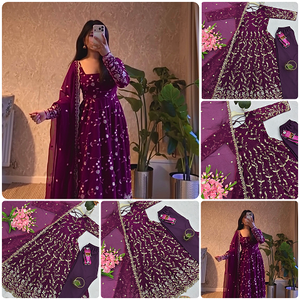 ชุดกาวน์7สีสำหรับผู้หญิงในงานปาร์ตี้ดีไซน์เนอร์ชุดออกงานปาร์ตี้สำหรับงานแต่งงานและงานปาร์ตี้ชุดเจ้าสาว - Product Image 5