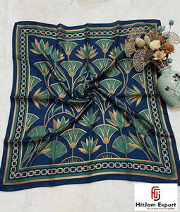 Tela de satén premium para bufandas, diseño impreso personalizado, fabricante OEM ODM con servicio de etiqueta privada para promoción de marca - Product Image 2