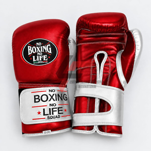 Guantes Profesionales Aurex Strike Pro No Boxing No Life, Guantes de Entrenamiento y Sparring de Cuero Original Premium, Logotipo Personalizado, Equipo Unisex - Product Image 2
