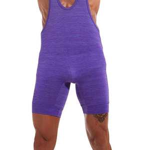 Singlet de Lucha Libre para Adultos de Alta Calidad, Personalizado en la Parte Delantera, Tallas Grandes, Spandex/Poliéster, Secado Rápido, Transpirable, Ligero y Duradero - Product Image 4