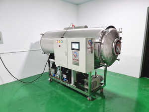 Máquina de Liofilización Automática Comercial de Acero Inoxidable con Control PLC y Motor, Modelo WHFD-100, para Procesamiento de Alimentos - Product Image 2