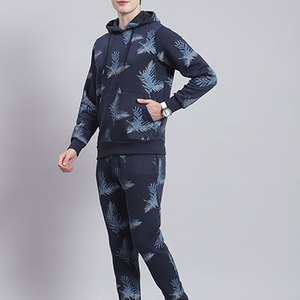 Conjunto Deportivo Informal de Invierno para Hombre, Sudadera con Capucha y Pantalones, Ligero, Ecológico, de Secado Rápido, para Entrenamiento - Product Image 1