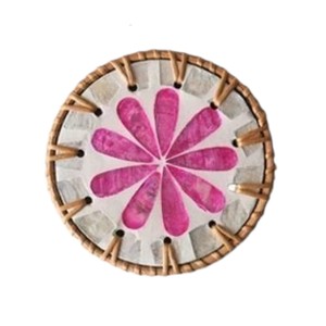 Elegant Shell Inlay <b>Drink</b> <b>Coasters</b> for Home Decor - Product Image 3