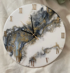 Classic Wooden and Resin <b>Wall</b> <b>Clock</b> for <b>Unique</b> Home Decor - Product Image 5