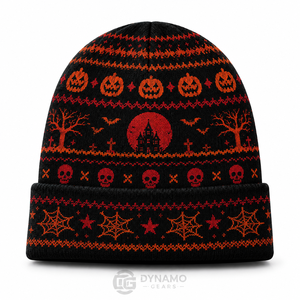 Custom Halloween Beanies Knitted Acrylic Skull Beanie Hats Horror Funky <b>Winter</b> <b>Caps</b> for Men Women - Product Image 4