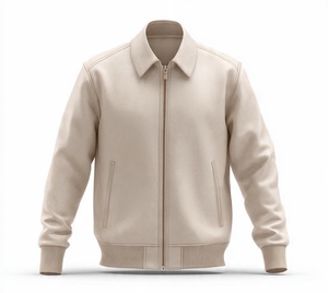 High Quality Premium Cool and Classy Leather <b>Jacket</b> For Casual Use Solid colour - Product Image 5
