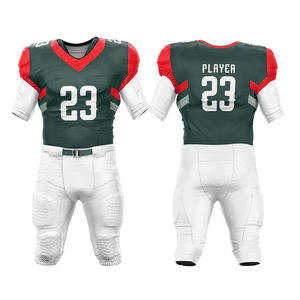 Maillot de football américain pour homme 2026 OEM, respirant, à manches courtes, imprimé numériquement, 100 % polyester, protection UV, logo avant - Product Image 4