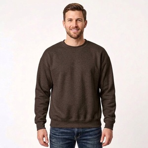 Sweat-shirt à surpiqûres contrastées pour hommes, fabricant, vente en gros, molleton de coton, col rond, vêtements de mode, fournisseur, usine de vêtements - Product Image 6