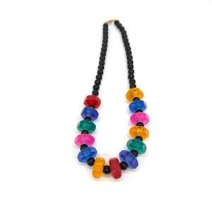 Collier de perles de jade vertes, forme de boule ronde, style classique, bijoux de mode unisexe - Product Image 5