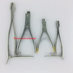 ชุดเครื่องมือตัดลวดและเข็มแบบแมนนวลสำหรับขายส่งของ Bisons เครื่องมือผ่าตัดกระดูกและข้อ ทำจากเหล็กกล้าไร้สนิม ได้รับการรับรองมาตรฐาน CE ระดับ Class I - Product Image 1