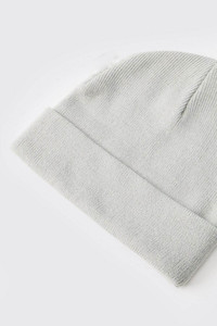 Gorros de Punto Acanalados Blancos con Logotipo Personalizado al por Mayor, Gorro de Invierno Cálido con Puño, Tejido de Primera Calidad, Unisex, OEM ODM - Product Image 3