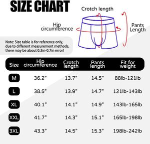 Sous-vêtements classiques pour hommes, confortables, en coton doux, respirants, taille élastique, sous-vêtements de base pour tous les jours, durables, extensibles, offrant un bon maintien - Product Image 3