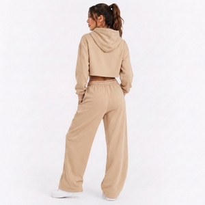 Conjunto de Ropa Cómoda para Mujer, Top de Manga Larga y Pantalones Casuales Suaves para Comodidad Diaria - Product Image 2
