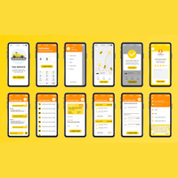 Aplikasi seluler untuk layanan sewa mobil kompatibel dengan Android Mac Linux pengiriman Online versi Internet sistem operasi
