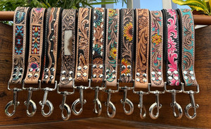 Laisse pour chien personnalisée en cuir usiné à la main de haute qualité en cuir de vachette véritable laisse pour chien d'entraînement à usage intensif - Product Image 5