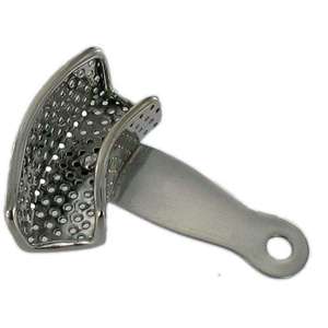 Plateaux d'empreinte manuels en acier inoxydable certifiés CE ISO, qualité A+, pour impressions dentaires précises par Grip Surgical - Product Image 5
