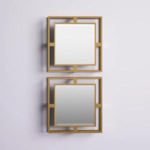 Espejo Decorativo de Pared Aurelia Gold Infinity Loop, de Aluminio Fundido, con Acabado Radiante, para Decoración de Espacios - Product Image 5