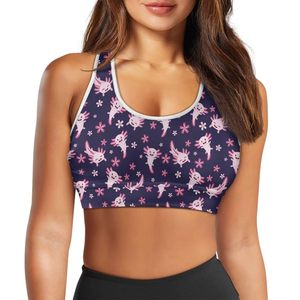 Sujetador deportivo de último diseño, recién llegado, para mujer, con sublimación, de alto impacto, espalda cruzada, top deportivo elegante para mujer, con sublimación. - Product Image 5