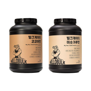[FORHUMAN] HELLOBULK Bulkgator Proteína de Soya Sin GMO con Granos/Cacao 2kg, Bebida Nutricional Deportiva para Fitness - Product Image 3