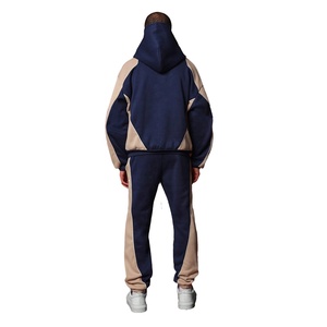 ชุดวอร์มผ้าฝ้าย100% มีฮู้ดมีซิปสำหรับผู้ชายชุดวอร์มผ้าฝ้ายแบบสั่งทำ - Product Image 3