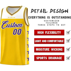 ชุดยูนิฟอร์มบาสเก็ตบอลแบบกำหนดเอง พร้อมโลโก้ทีม ชื่อ หมายเลข โรงเรียน วิทยาลัย ชมรม ชุดฝึกซ้อม ชุดกีฬา ผลิตจากโพลีเอสเตอร์ 100% ตัดเย็บตามสั่ง - Product Image 3