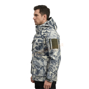 Mens Zipper Softshell Tactical <b>Waterproof</b> <b>Jacket</b> Plus Size Hooded Coat <b>Camouflage</b> Bomber Fleece Outdoor Duck Hunting <b>Jacket</b> - Product Image 6