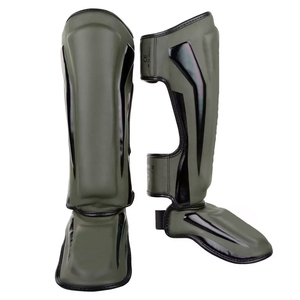 Espinilleras de Protección Profesional de Alta Calidad para Entrenamiento, con Impresión de Logotipo Personalizado, para Adultos, Hombres y Mujeres, Lavables, de Cuero, para Boxeo - Product Image 3