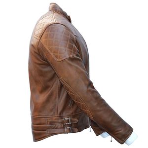 Veste en cuir de moto/motocyclette de haute qualité, personnalisée, la plus vendue en gros, avec fermeture éclair, pour la course - Product Image 5