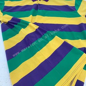 New Orleans 2024 Carnival Adult Clothes <b>Long</b> <b>Sleeves</b> <b>Striped</b> Polo <b>Shirt</b> Men's Wear Outfit Custom <b>T</b>-<b>Shirts</b> Mardi Gras Apparel - Product Image 3