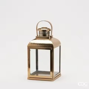 <b>Silver</b> Metal <b>Lantern</b> Decorative Candle Holder for Home Garden Wedding Event Restaurant Hotel Patio Table Decor - Product Image 2