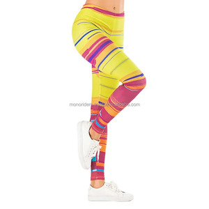 MONO RIDERS Leggings taille mi-haute pour femmes grandes tailles, respirants, antibactériens, en tissu tricoté sans couture Spandex/Nylon, style formel - Product Image 5