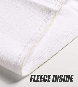 2026 New Style Custom <b>Men</b> <b>White</b> Fleece Sweat <b>Shorts</b> Cotton Polyester Drawstring Gym Training Casual Sports <b>Shorts</b> - Product Image 5